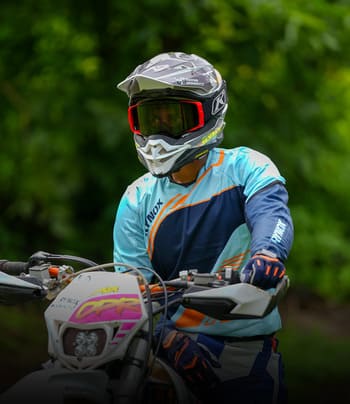 Rynox Ripple Pro Offroad Jersey three material construction